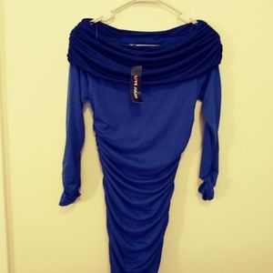 L❤ve Julian blue longsleeve dress